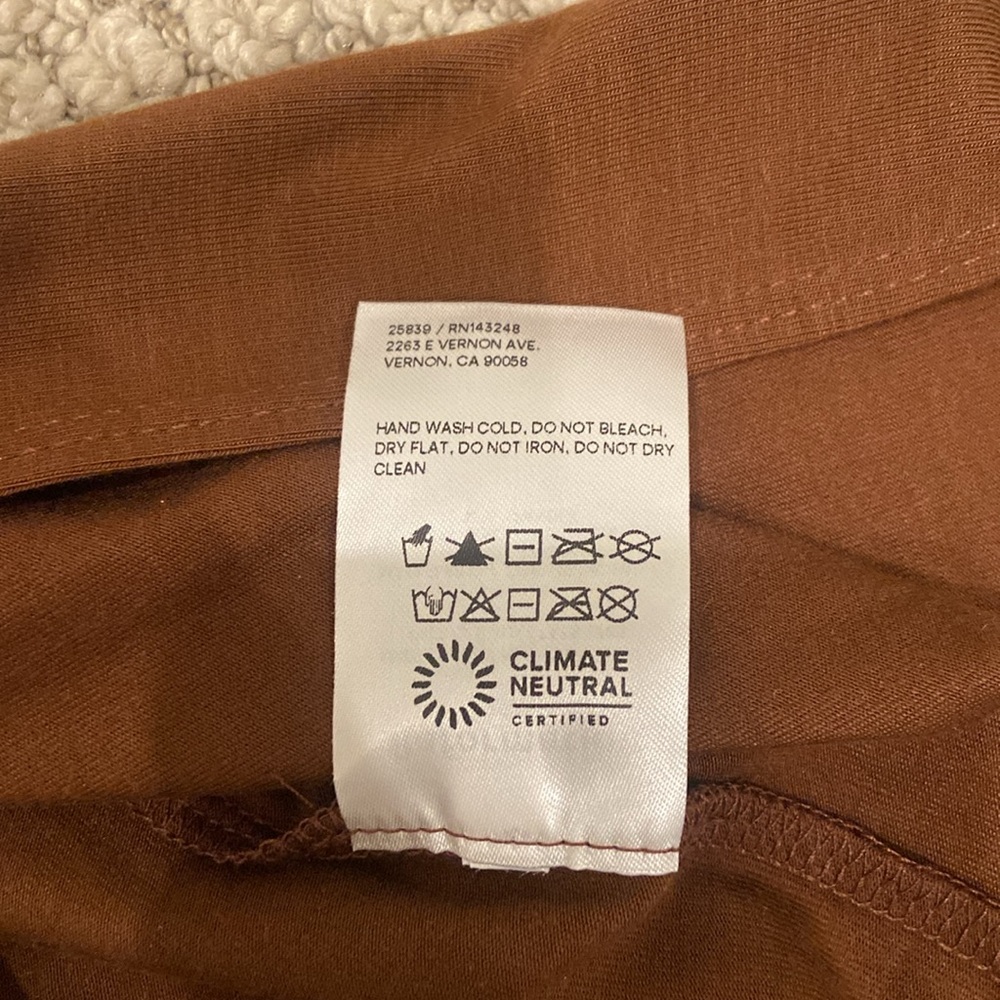 New with Tags! Reformation Rylan Chestnut Skirt, XS - Picture 7 of 7